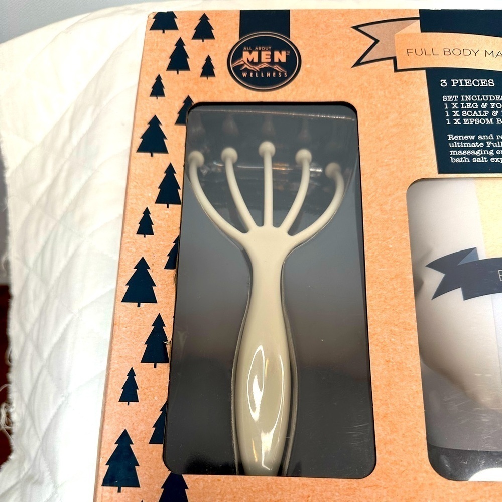 Men Wellness Full Body Massage and Relaxation Revitalization Set. New In Box. - Picture 2 of 8